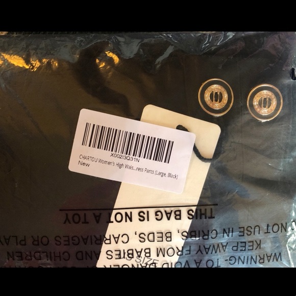 NWT Chartou High Waist Double Button Closure Bootcut Dress Pants - Picture 8 of 8